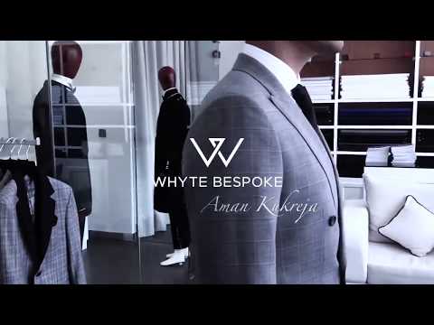 Celebrity Manager Aman Kukreja bespoken by WHYTE BESPOKE