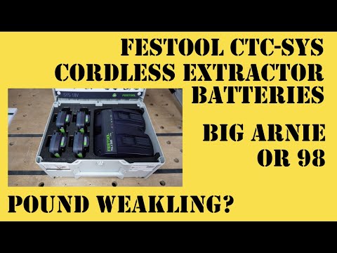 Do Festool CTC-SYS batteries last long enough?