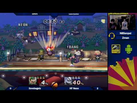 CZPM75: HF Neon (Wolf) vs ilovebagelz (Luigi) Losers Quarters