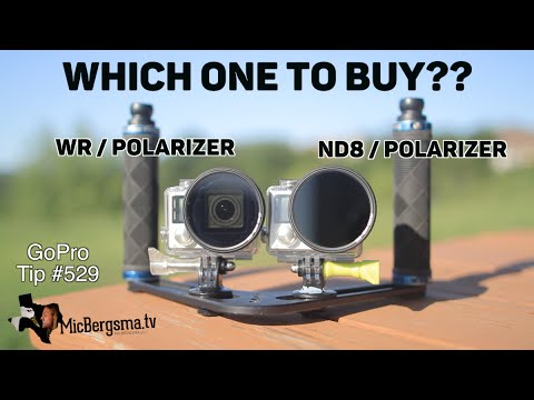 Which POLARIZER filter to buy? ND8 or Water Repelling - GoPro Tip #529 | MicBergsma
