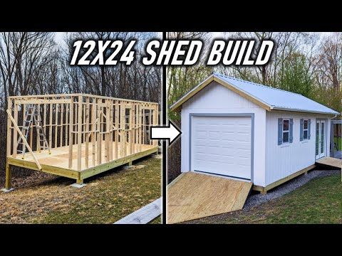 Building a 12x24 Shed - FULL BUILD