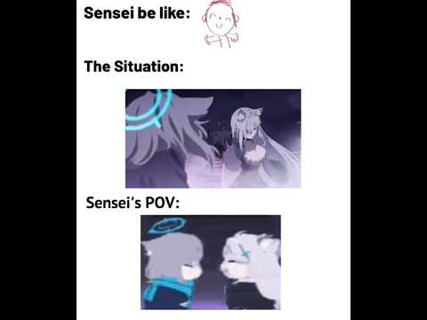 Sensei POV || Blue Archive || [Shiroko & Kuroko] {Abydoy} #edit #anime #blueacrhive