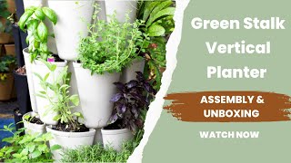 Green Stalk Original Vertical Planter | Unboxing and Assembly | EverCrest
