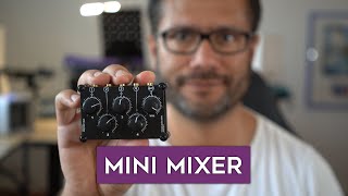 Video thumbnail for Little Bear MC5 passive 4 stereo channels mini mixer - for small synth setups by Floyd Steinberg