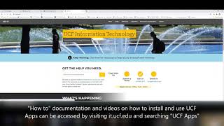 UCF Apps Support Webinar