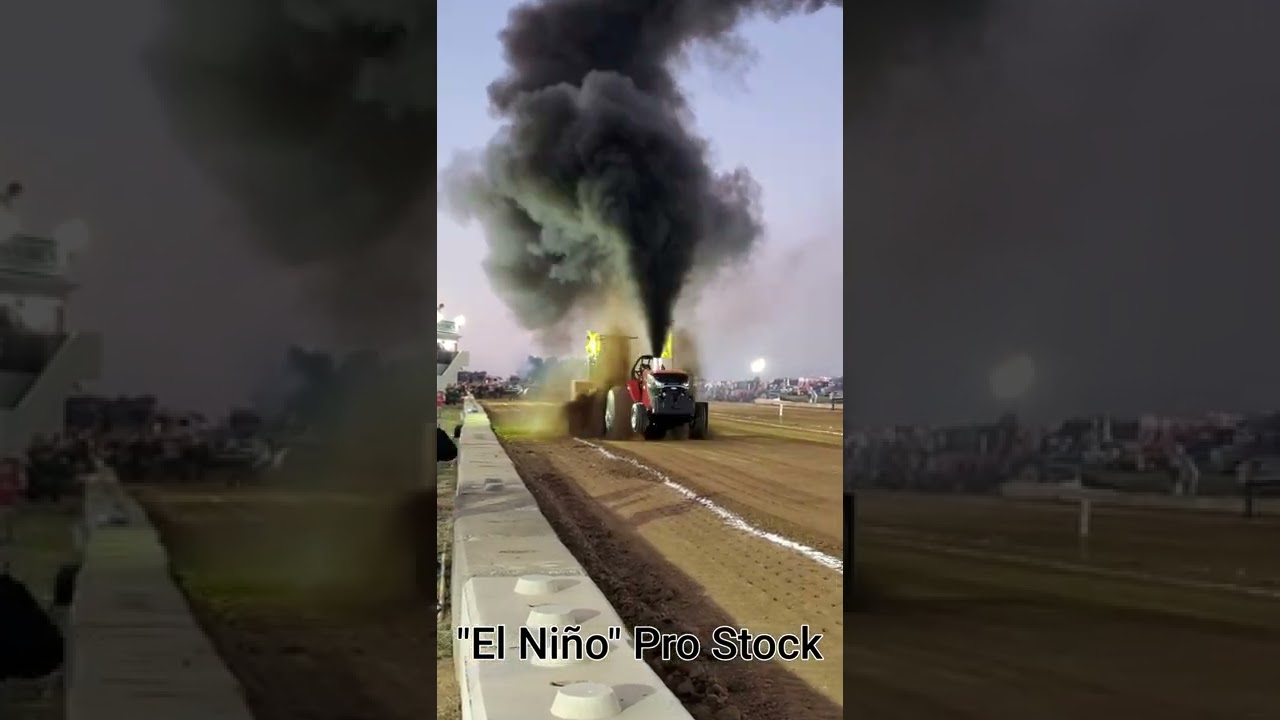 "EL Niño" Pro Stock Tractor making clouds. #shorts