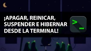 Comandos para apagar, reiniciar, suspender e hibernar en GNU/Linux