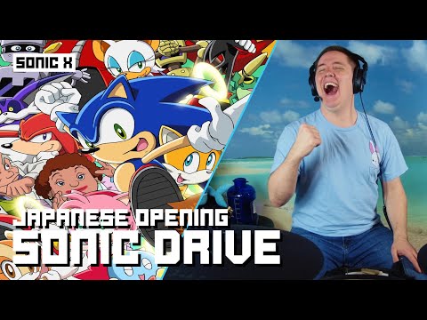 Sonic X Japanese Opening On Drums!
