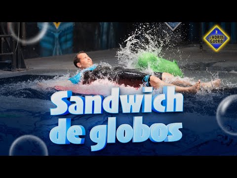 Reventando globos de agua gigantes - Ciencia - El Hormiguero