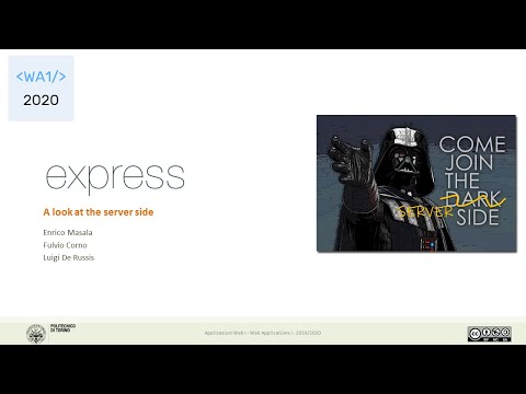 WA1-2020-L16: express JS web framework