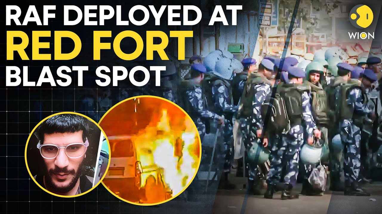 Delhi Red Fort Blast LIVE: Rapid Action Force Deployed At Blast Site Near Red Fort | Delhi Blast