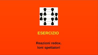Esercizi di chimica - Reazioni redox - 1 (ione spettatore)