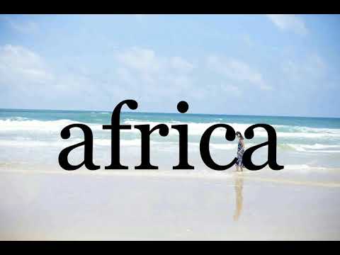 How To Pronounce africa🌈🌈🌈🌈🌈🌈Pronunciation Of africa