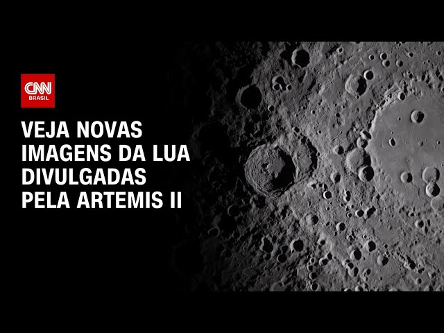 Artemis II: Nasa divulga novas imagens impressionantes da Lua | CNN PRIME TIME