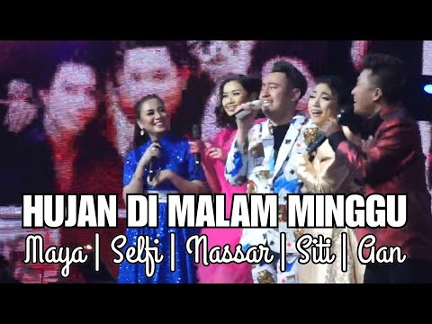 Hujan Di Malam Minggu Konser Nassar Banjir Air Mata ( Siti, Nassar, Aan, Maya, Selfi) KDI
