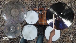 Video thumbnail for Meinl 22" Byzance Brilliant Heavy Hammered Ride Cymbal - 4108g (B22HHR-B-1062022P) by Memphis Drum Shop