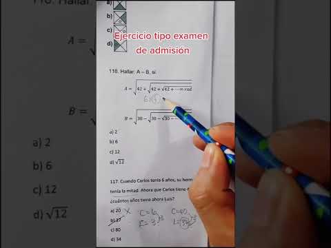 ADMISSION EXAM TYPE EXERCISE