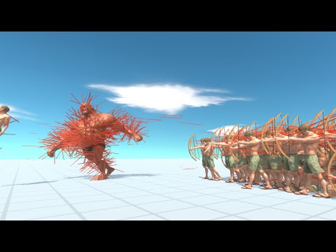 40x ARCHERS vs EVERY UNIT - Animal Revolt Battle Simulator