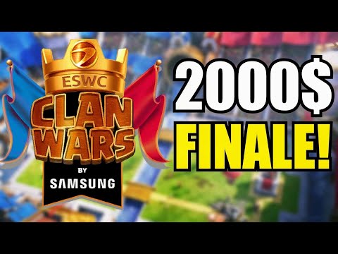 ESWC CLAN WARS FINALE UM 2000 $! ESPORTS TURNIER MIT DEUTSCHEN TEAM?! | Clash Royale deutsch