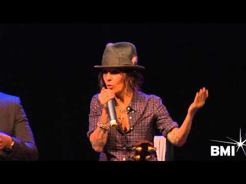 Linda Perry on writing "Get the Party Started" at the 2014 HIWTS pre-GRAMMY event