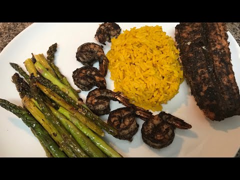 Jerk Salmon & Jerk Shrimp Recipes | Easy Jamaican Seafood Dinner