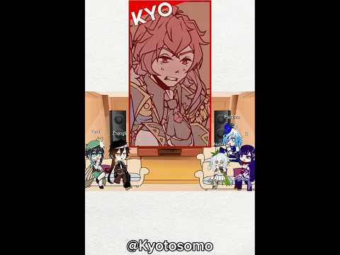 Archons react to Diluc Therapy #genshinimpact #gachareact #reaction #diluc #albedo #kaeya