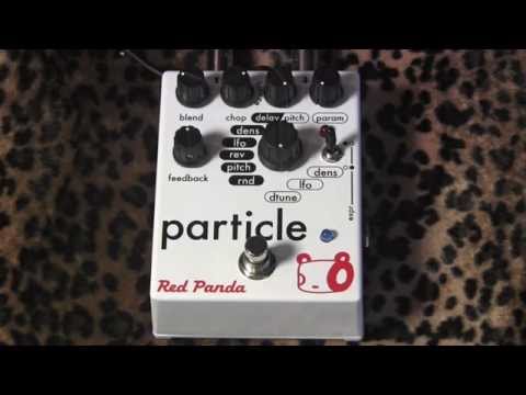 Red Panda PARTICLE delay & pitch shifting pedal demo with Les Paul & Dr Z