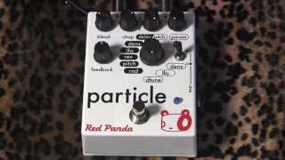 Red Panda PARTICLE delay & pitch shifting pedal demo with Les Paul & Dr Z