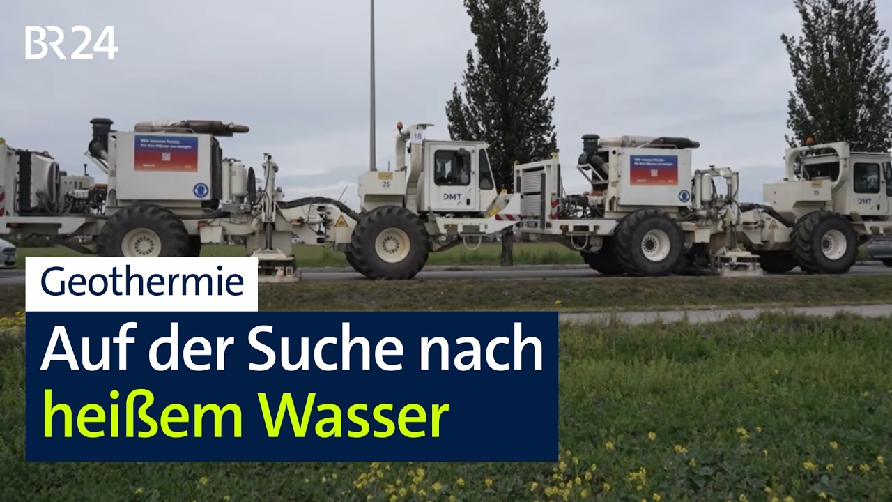 Mit dem Vibrotruck auf Suche nach Tiefengeothermie | Abendschau | BR24
