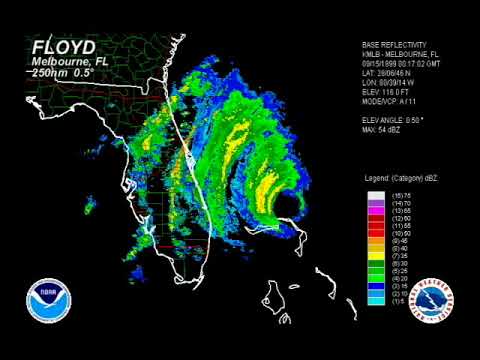 Melbourne Florida Radar Loop