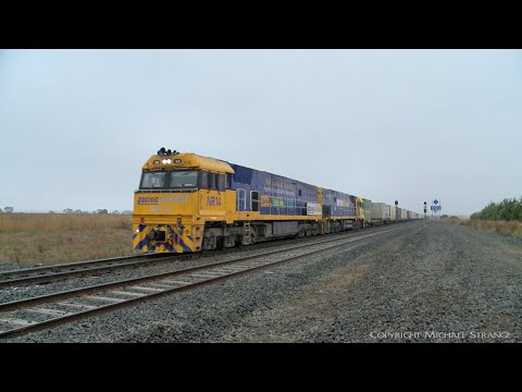 6PM7 Pacific National Intermodal Container Train (25/4/2022) - PoathTV Railways