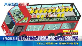 日推壽司巴士邊觀光邊吃吃到飽！70分鐘要價3300引爆商機熱議｜三立財經iNEWS