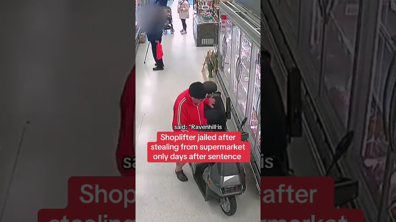 Prolific shoplifter jailed after stealing from supermarket days after sentence #themirror #news