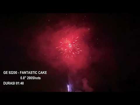 FANTASTIC CAKE 200 SHOT 0.8” GE 92200