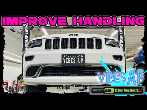 Improve HANDLING 2011-2020 WK2 JEEP Grand Cherokee: TRACKHAWK SwayBars & Black Ops End Links