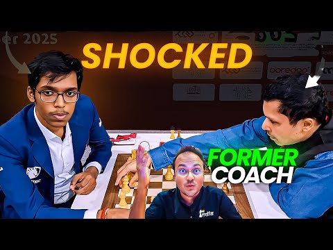 Praggnanandhaa is left totally shocked after playing his former trainer | Pragg vs Sandipan