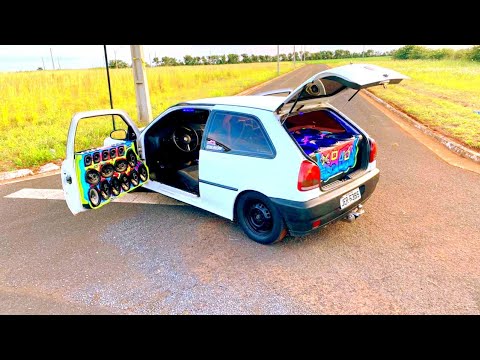 gol g2 com 6 graves Pioneer tocando dan Lellis cela 9