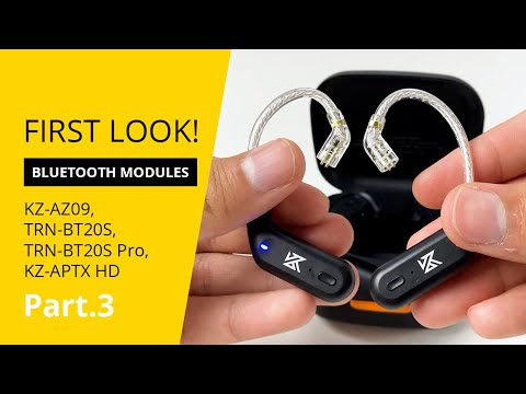Part.3 - First Look! Let's Measure the Size ( KZ-AZ09, TRN-BT20S, TRN-BT20S Pro, KZ-APTX HD )