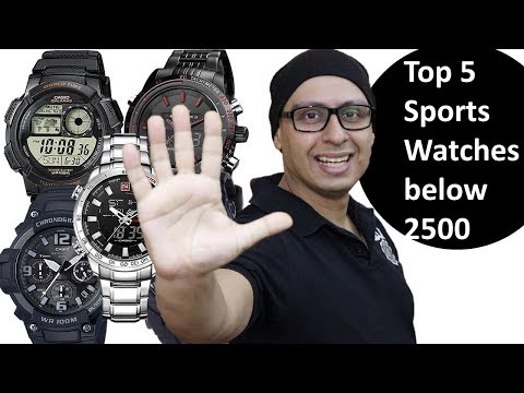 Top 5 sports watches between 1000 and 2500