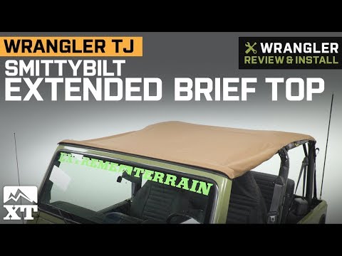 Jeep Wrangler TJ Smittybilt Spice Denim Extended Brief Top (1997-2006) Review & Install
