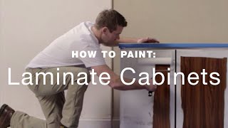 How to paint laminate kitchen cabinets?