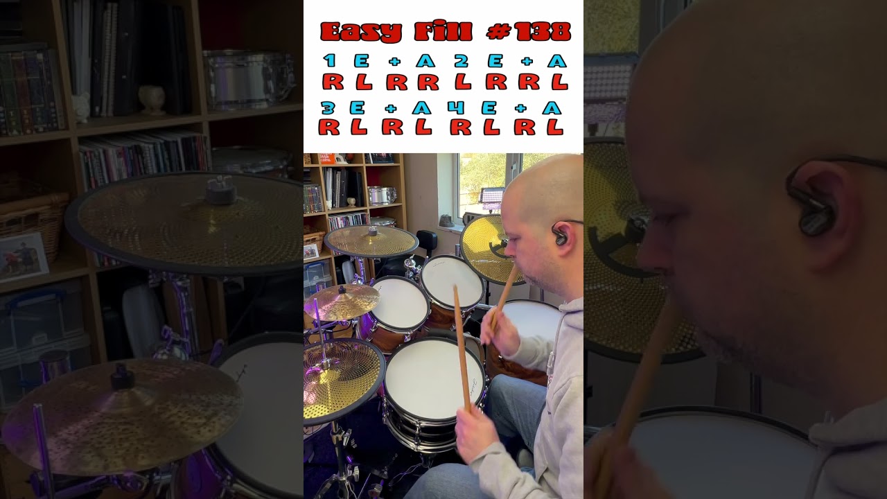 Thumbnail for Easy Drum Fill That Sounds Amazing (Beginner Friendly) drum lesson