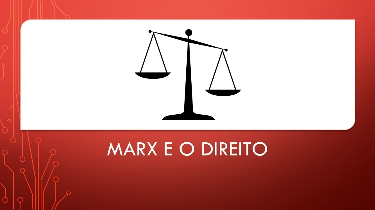 Karl Marx - Marx e o Direito - Marxismo Jurídico - Direito Segundo Marx