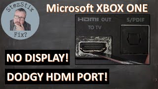 Can I Fix this XBox One with an intermittent display problem? (faulty hdmi port?)