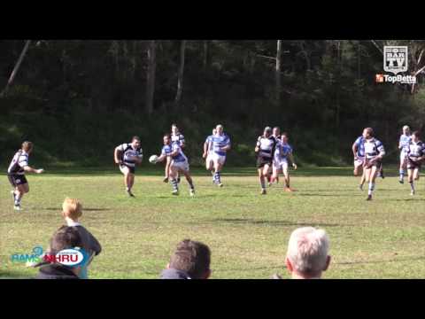 2016 NHRU Round 17 Premier 2 Highlights - Nelson Bay Gropers v Wanderers