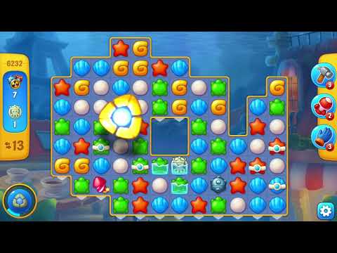 [FISHDOM Walkthrough] Level 6232 (Qua màn - Fishdom)