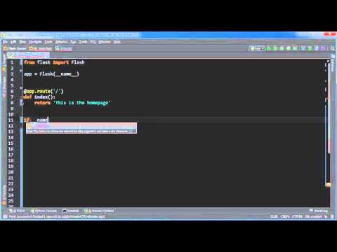 Flask Web Development with Python Tutorial - 1 - Basic App