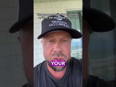 Your lawyer can’t win with disorganized evidence. Make your story undeniable with Court Clerk.