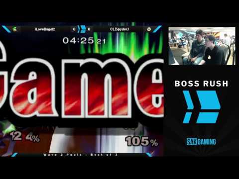 Boss Rush: Shroomed Pools - ILoveBagelz (Luigi) vs CL|SpyderJ (Sheik)