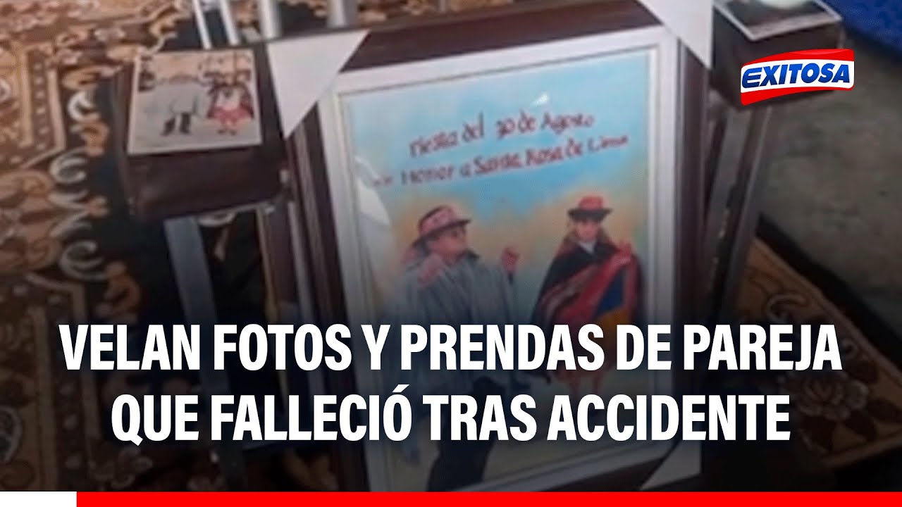 🔴🔵 Ate: Velan fotos y prendas de pareja de esposos que perdieron la vida en un trágico accidente